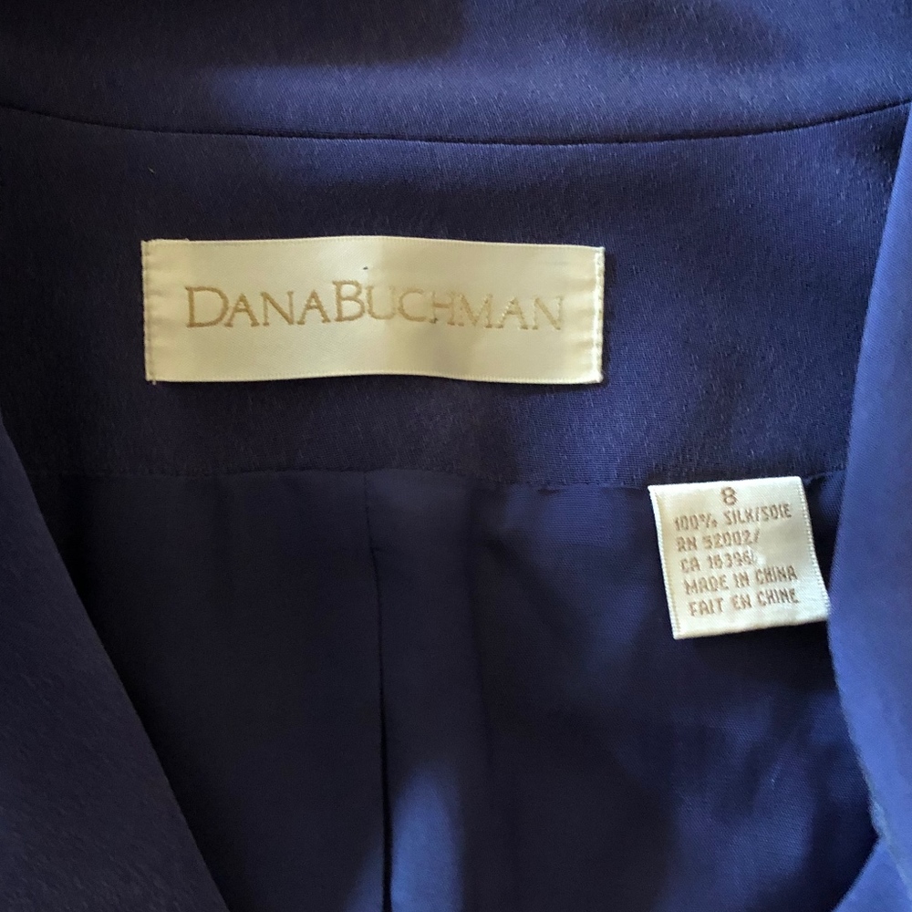 DANA BUCHMAN slitted long skirt/jacket/silk - Picture 6 of 8